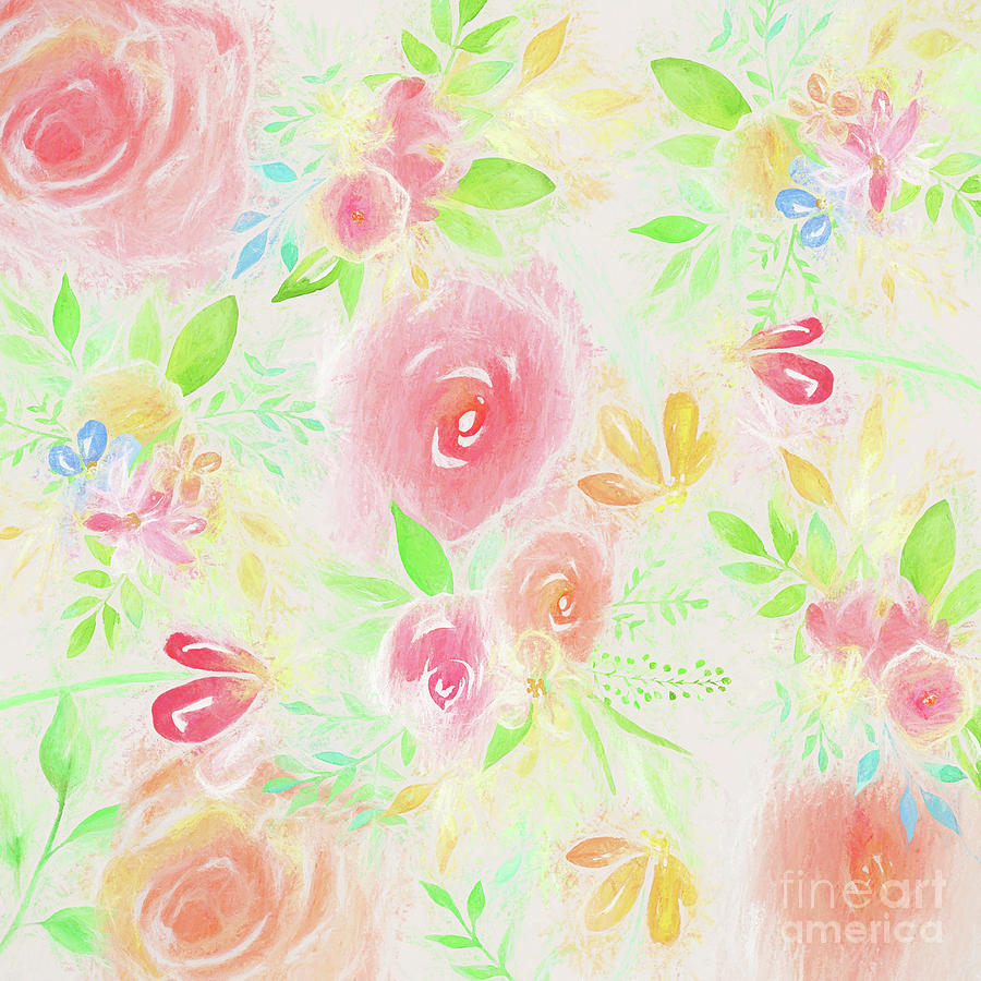 Summer Flowers Digital Art by Sylvia Cook