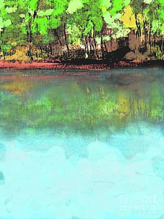 Summer Forest Reflections 300 Painting