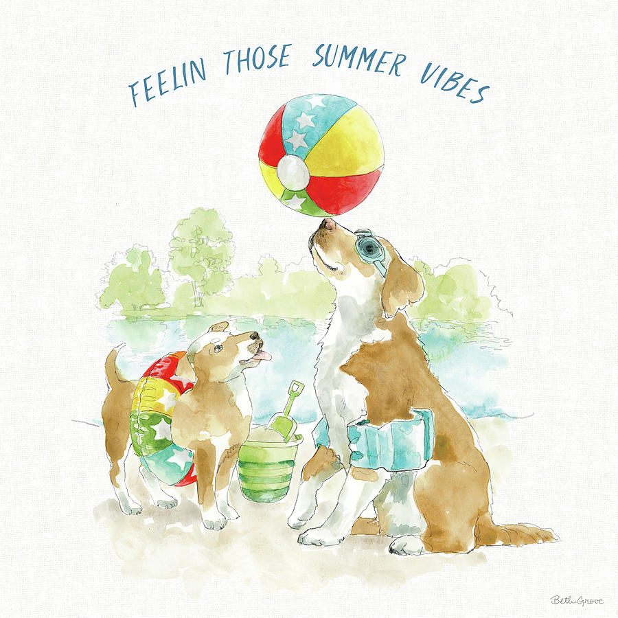 Summer Fun II Painting by Beth Grove Summer Fun II Painting by Beth Grove