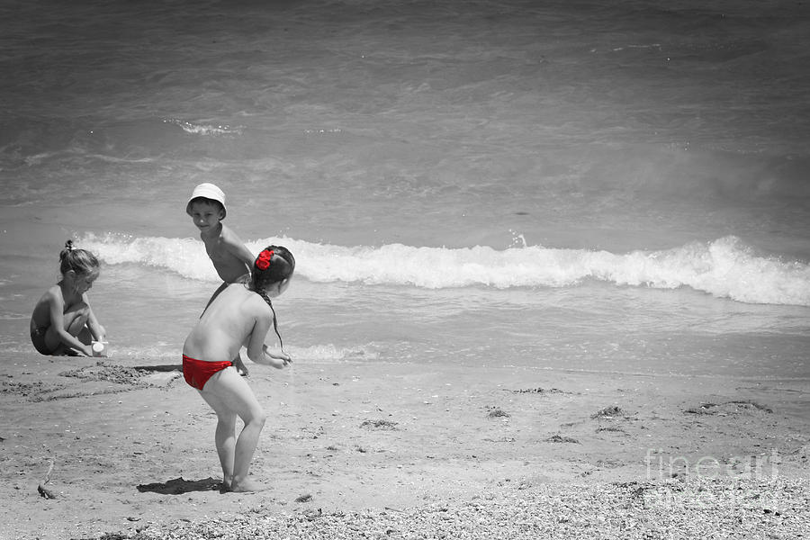 Summer Fun on the Beach Photograph by Eva Lechner