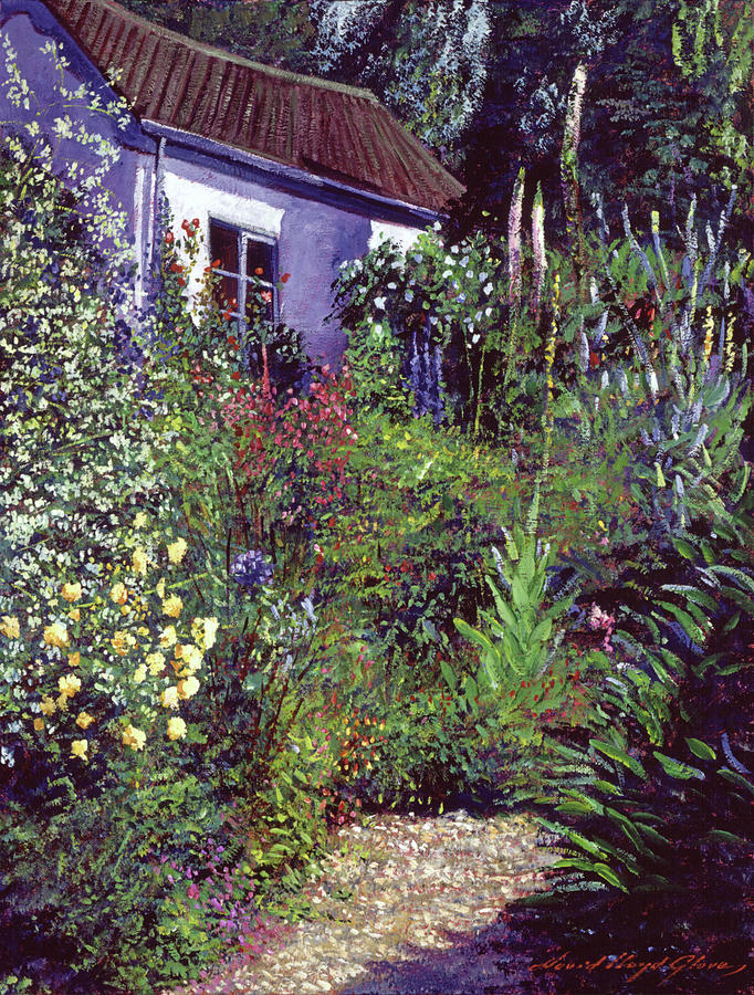 Summer Garden Impressions Painting by David Lloyd Glover