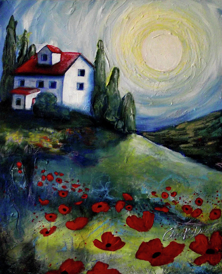 Flower Painting - Summer House by Cherie Roe Dirksen