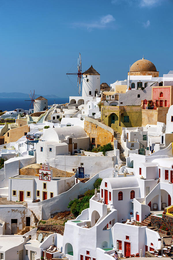 Summer in Oia Photograph by Andrei Dima - Fine Art America