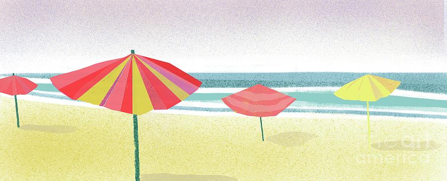 Summer In Portugal V Painting by Ewelina Skowronska