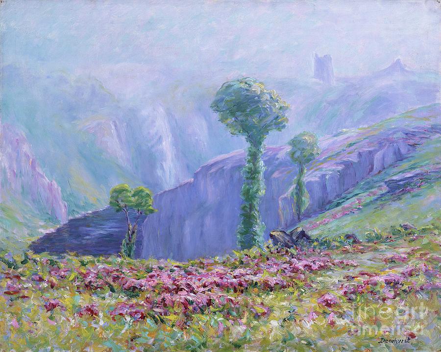 Summer Mist, Valley Of La Creuse Drawing by Heritage Images