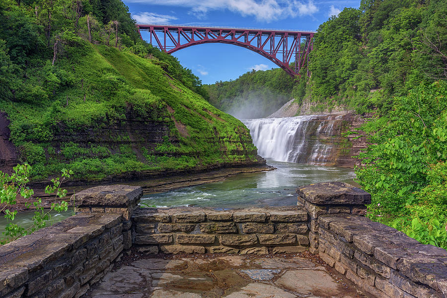 Summer Morning in Letchworth State Park Photograph by Kristen Wilkinson