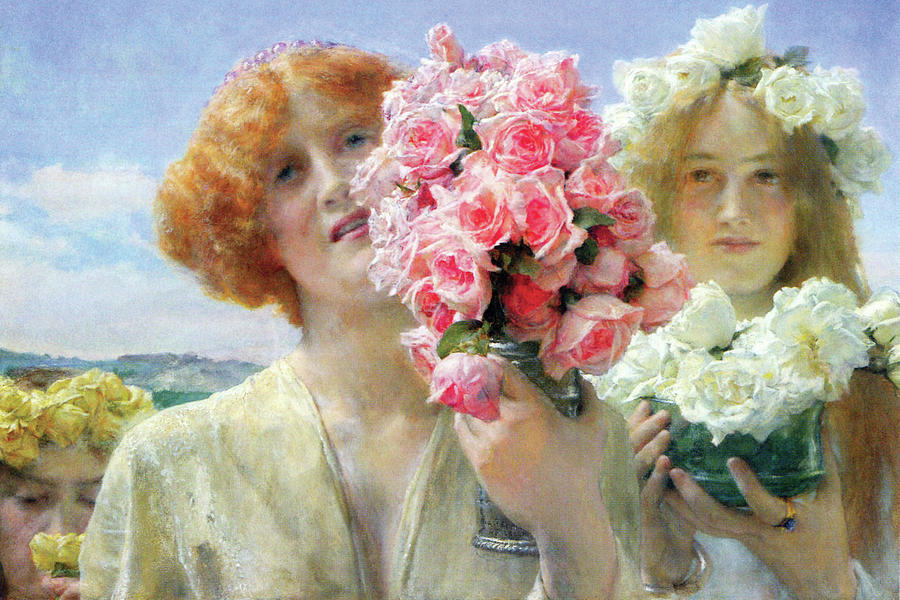 Summer Offering Painting by Alma-Tadema