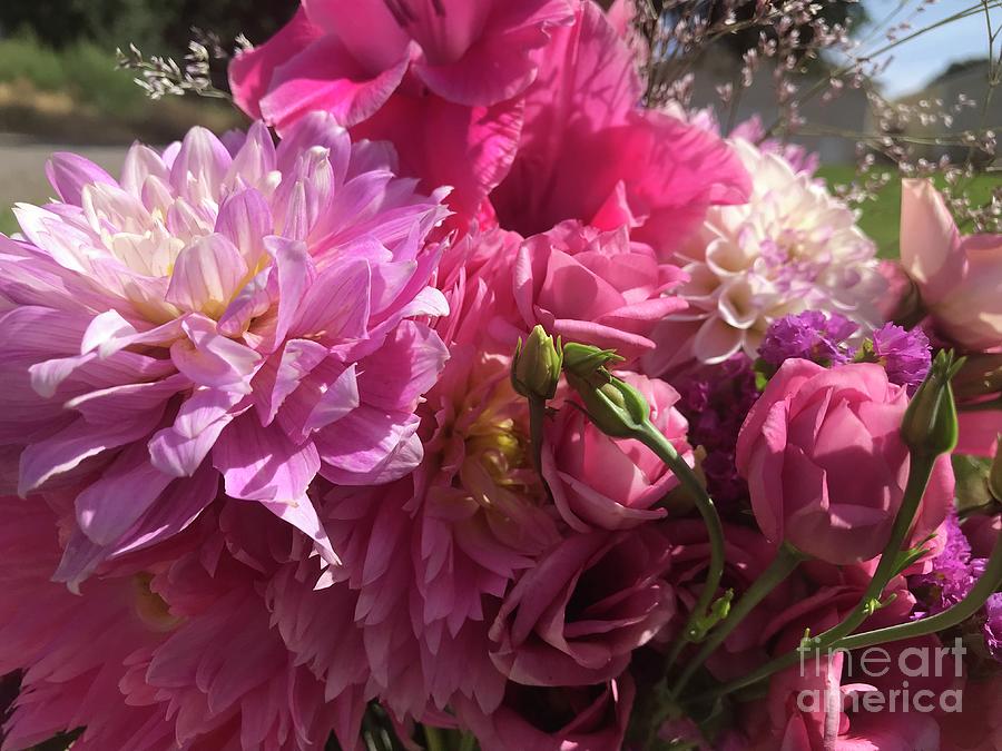 Summer Pink Bouquet Photograph by Carol Groenen