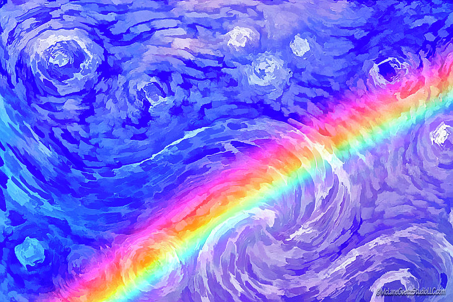 Summer Rainbow Swirls Photograph by LeeAnn McLaneGoetz McLaneGoetzStudioLLCcom