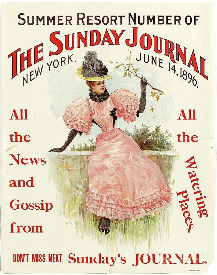 Summer Drawing - Summer Resort Number Of The Sunday Journal, New York, June 14, 1896, 1896 by American School
