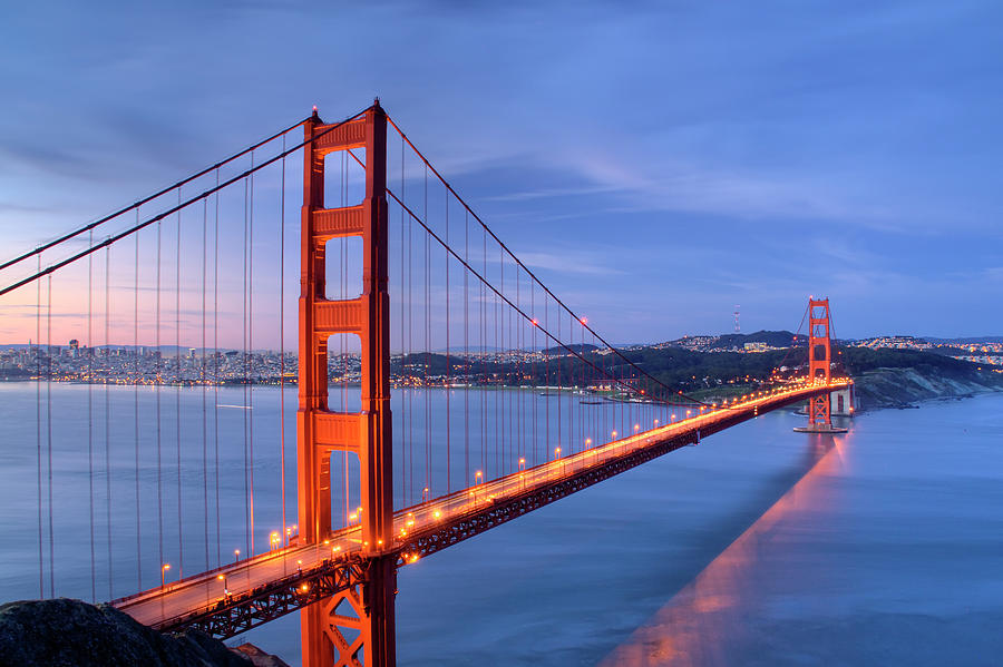 Summer Solstice Golden Gate Bridge by Samvaltenbergs