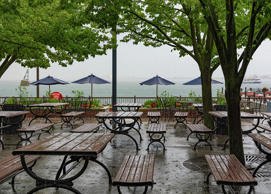 Summer Squall on Navy Pier Photograph by Liz Albro