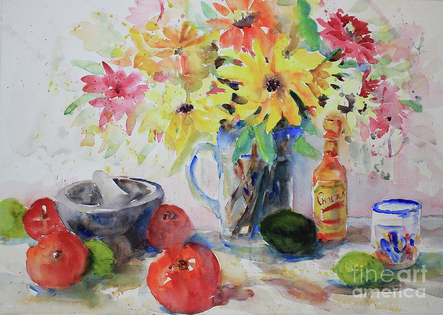 Flower Painting - Summer Still Life by Marsha Reeves