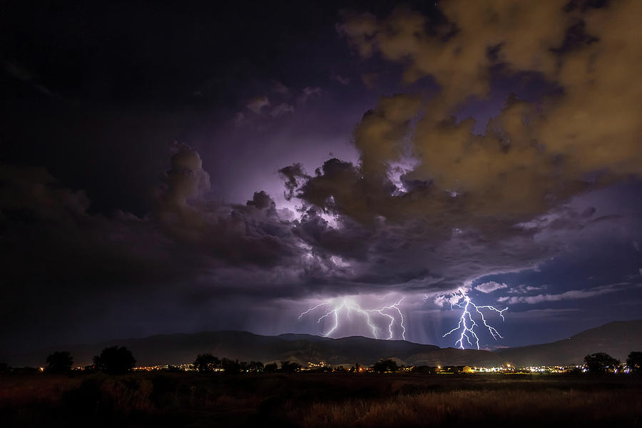 Summer Storm Over Cedar City by Geoffrey C Lewis Summer Storm Over Cedar City by Geoffrey C Lewis