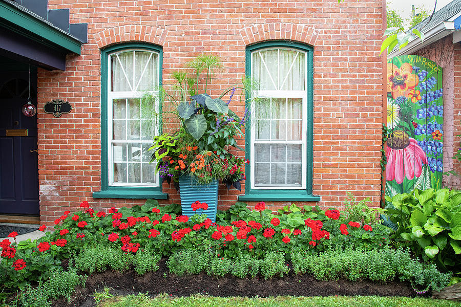 Summer Street Garden by Marilyn Cornwell Summer Street Garden by Marilyn Cornwell