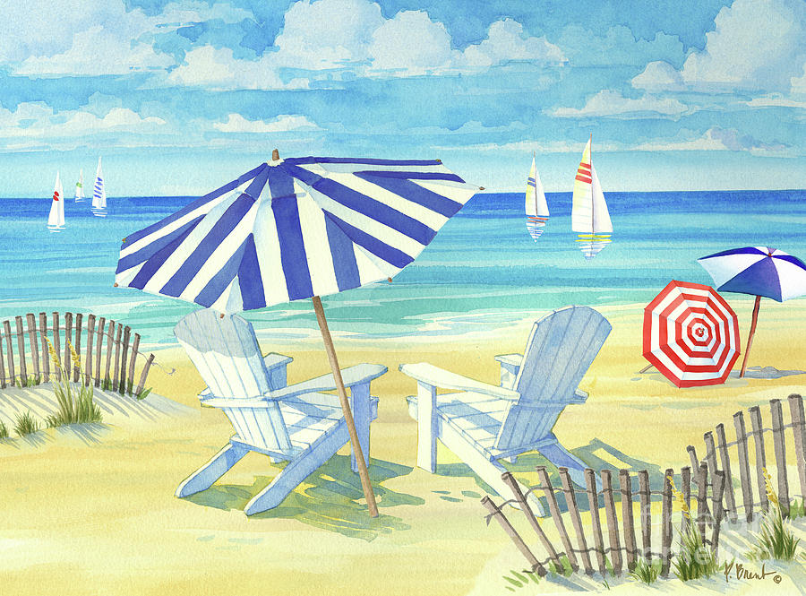 Umbrella Painting - Summer Sun I by Paul Brent