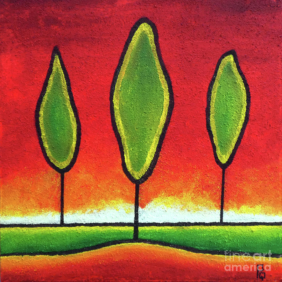 Summer Trees 2 Painting by Paul Quarry - Fine Art America