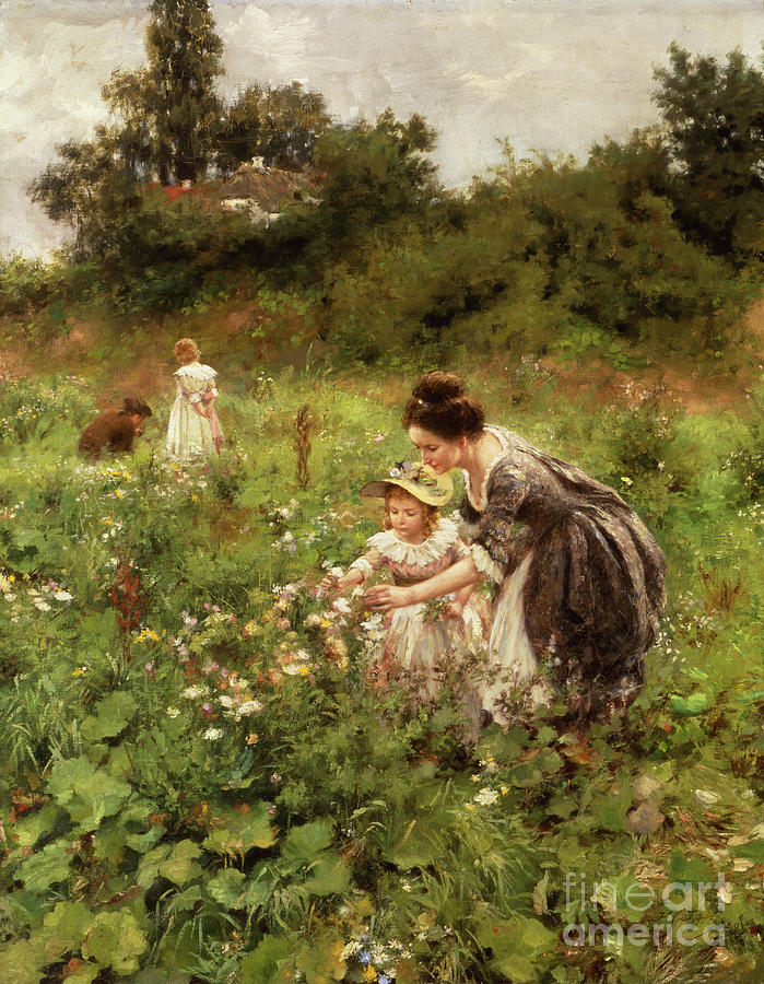 Summers Delight, 1899 Painting by Hermann Seeger