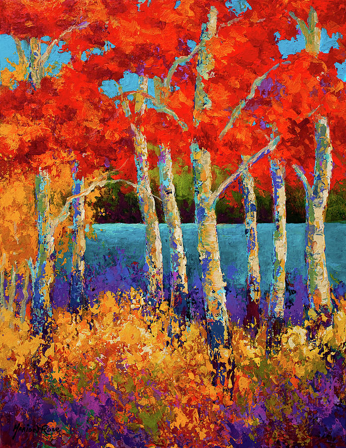 Summers End Painting by Marion Rose | Fine Art America