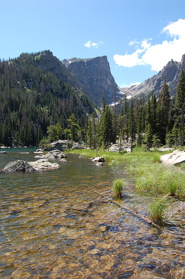 Summertime at Dream Lake - Rocky Mt. National Park Photograph by Jennifer Forsyth