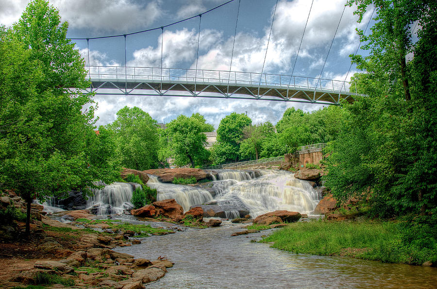 Summertime at Falls Park Photograph by Blaine Owens