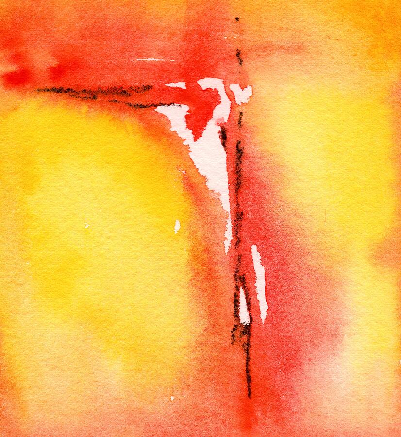 Abstract Painting - Summertime Honey Hole 4 by Carlin Blahnik CarlinArtWatercolor