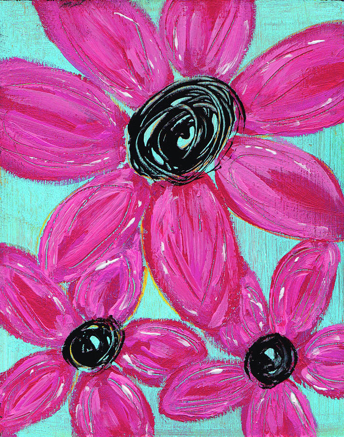 Flower Painting - Summertime Remembered by Kathleen Tennant