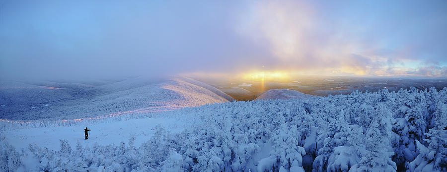 Winter Photograph - Summit Of Mount Gosford - Sommet Du by Marc Vidal