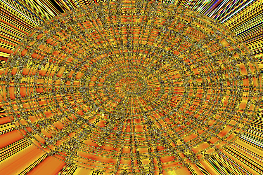 Sun Abstract #3 Digital Art by Tom Janca