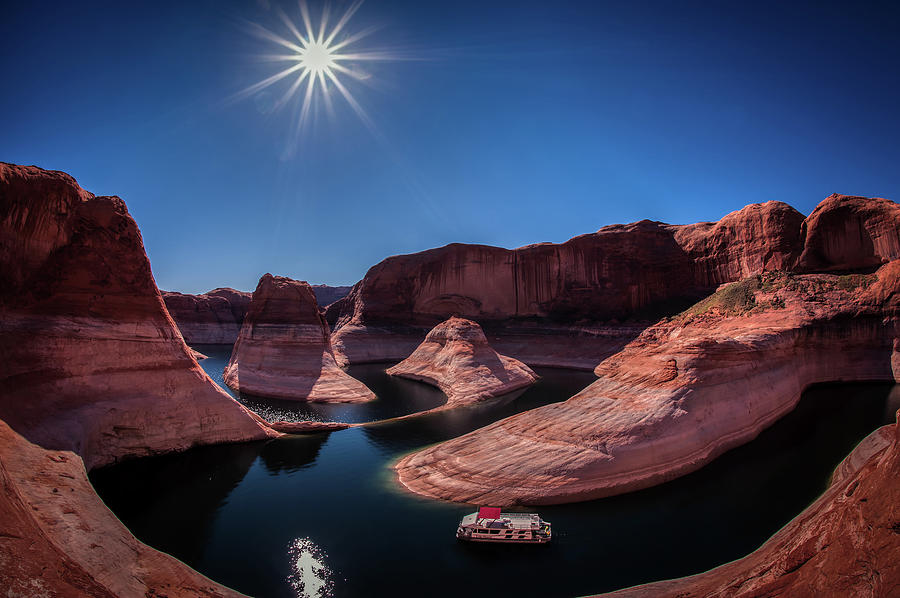 Sun Beating Down On Glen Canyon Photograph By Mountain Dreams Pixels