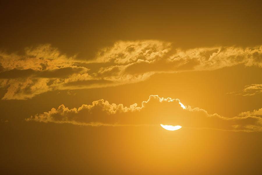 Sun Behind a Cloud Photograph by Robert Potts