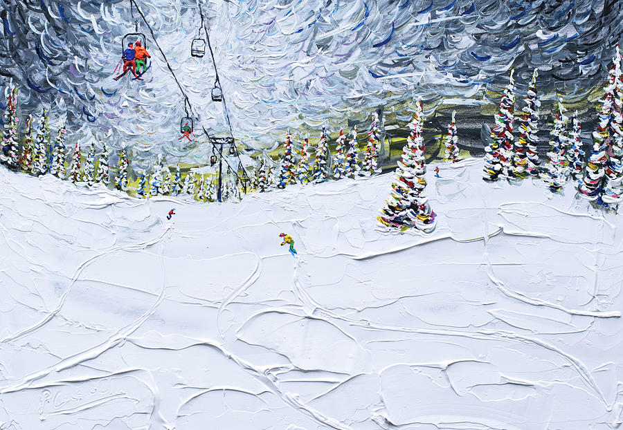 Sun Breaking through Chair 6 Breckenridge by Pete Caswell Sun Breaking through Chair 6 Breckenridge by Pete Caswell