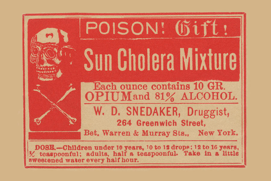 Sun Cholera Mixture Painting by Unknown