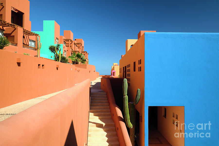 Sun Drenched Colorful Architecture by George Oze Sun Drenched Colorful Architecture by George Oze