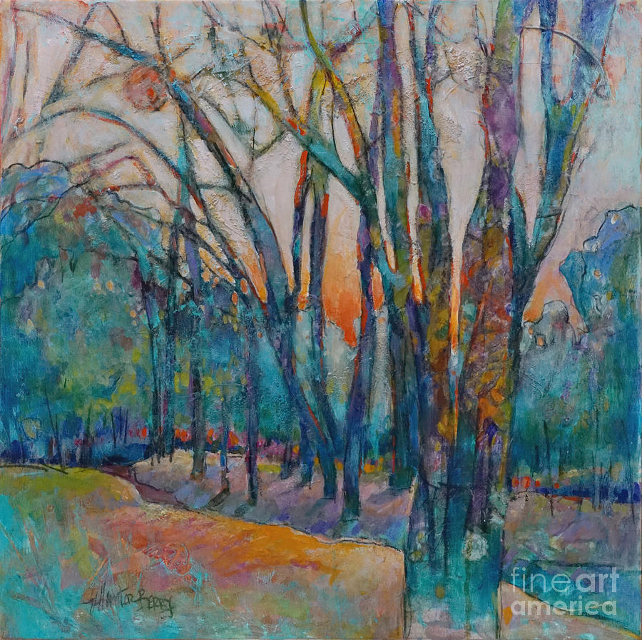Sunrise Sunset Still Standing Painting by Holly Hunter Berry