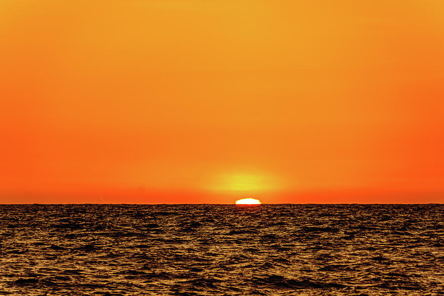 Sun into Sea Photograph by John Bauer