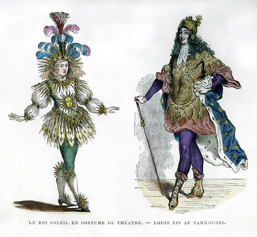 Sun King Theatre Costume, And King Drawing by Print Collector - Fine ...