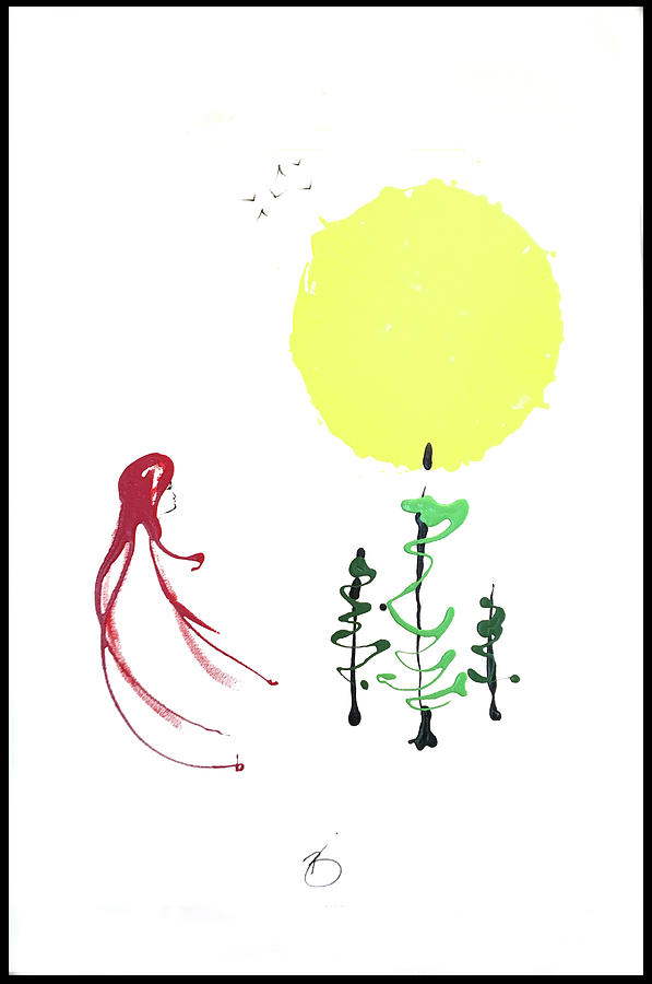 Sun Painting - Sun Love by Richard Buckley Sun Painting - Sun Love by Richard Buckley