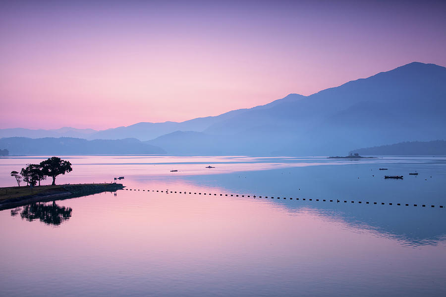 Sun Moon Lake ,sunrise Photograph by Higrace Photo