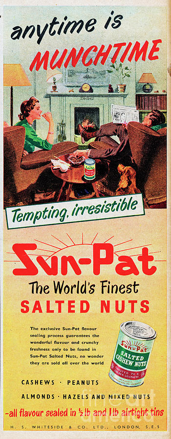 Sun-pat Salted Nuts Photograph by Picture Post