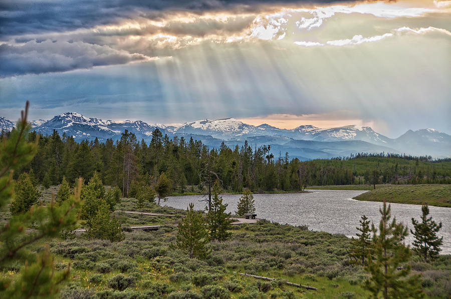 Sun Rays Filtering Through Clouds Photograph by Trina Dopp Photography