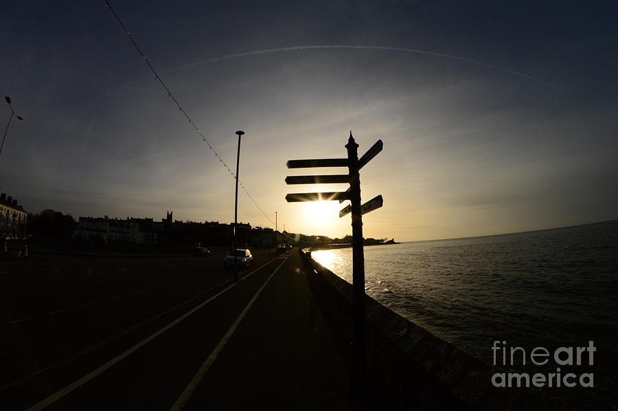 Sun Photograph - Sun Rise Sign by Andy Thompson Sun Photograph - Sun Rise Sign by Andy Thompson