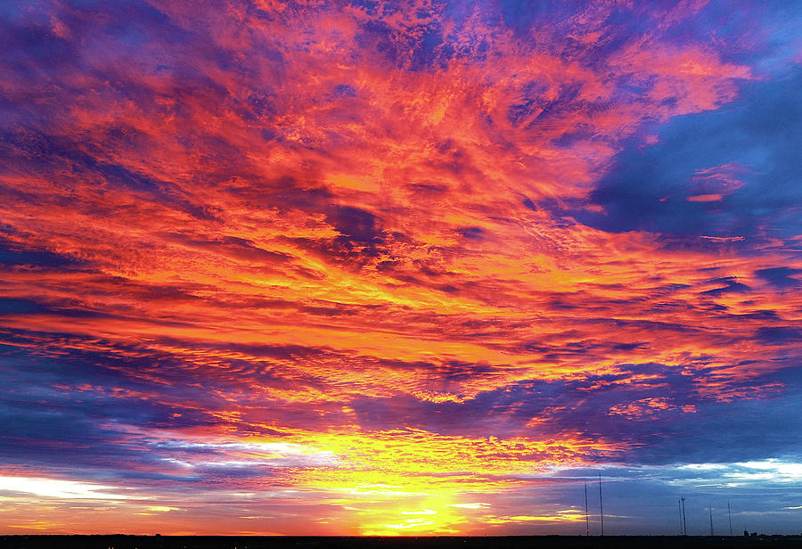 Sun Rise Photograph by Steve Bell - Fine Art America