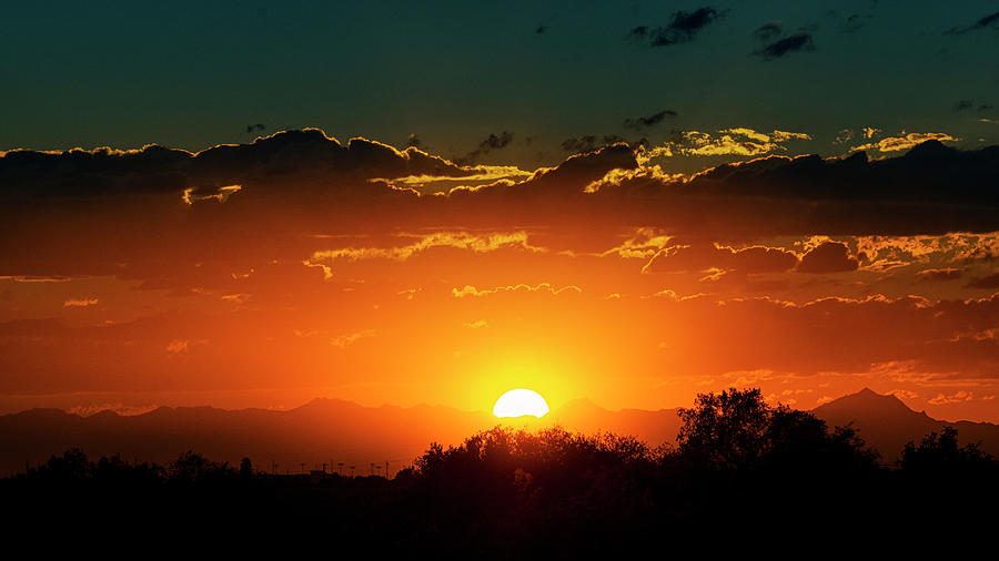Sun Setting On Arizona  Photograph by Saija Lehtonen