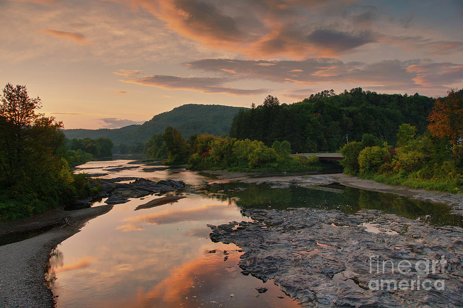 Sun setting over White River by Daniel Brinneman Sun setting over White River by Daniel Brinneman