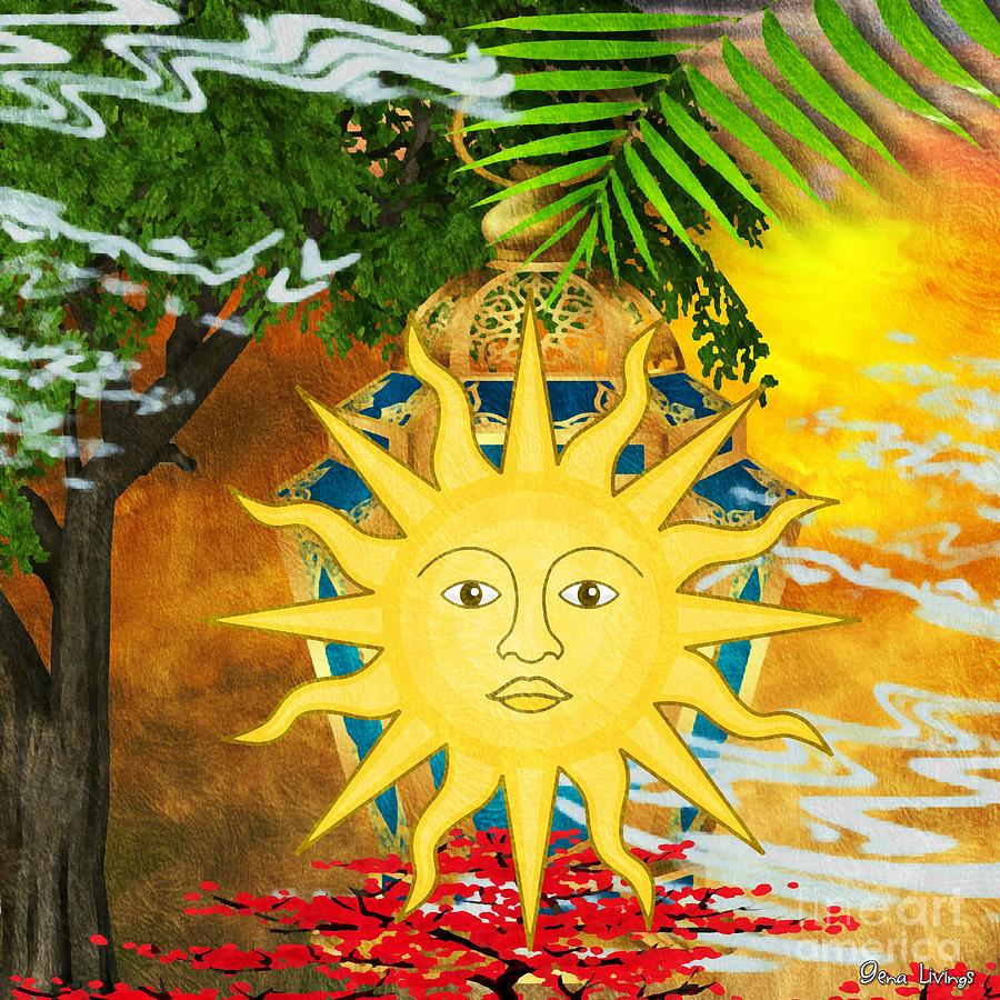 Sun Splash Digital Art by Gena Livings