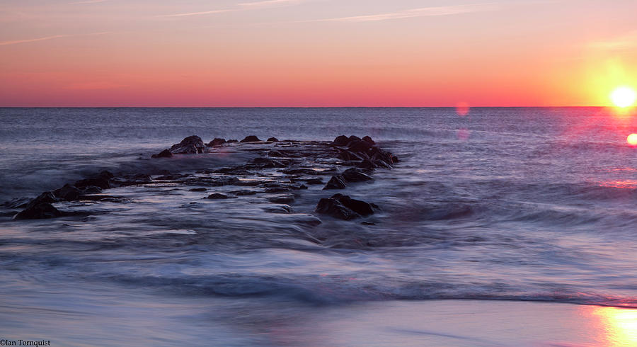 Sun Up Ocean Grove Photograph by Ian Tornquist