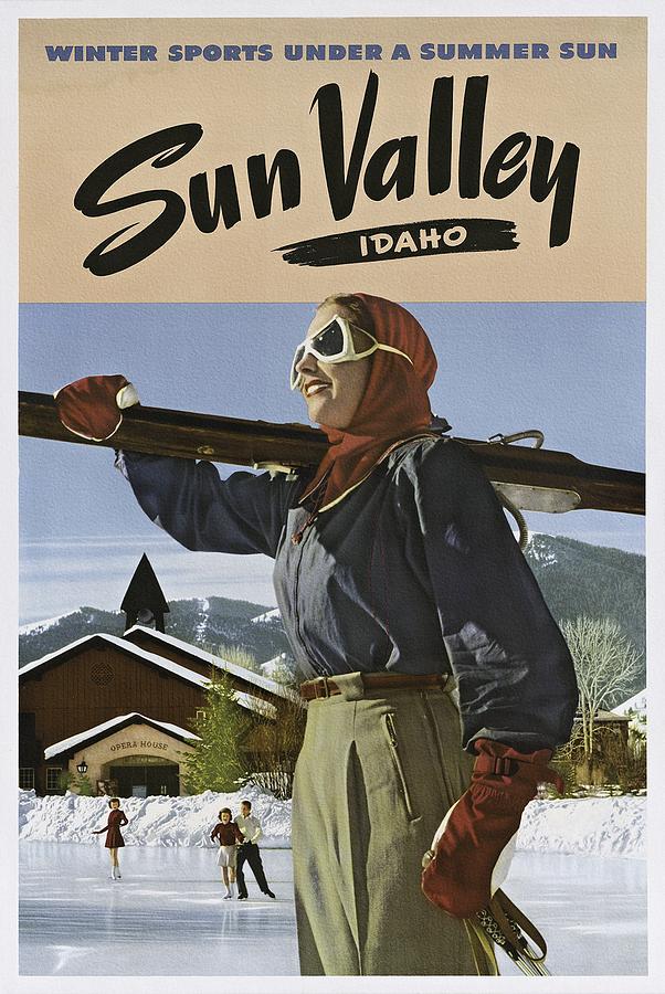 Sun Valley, Idaho Painting by Vincent Monozlay