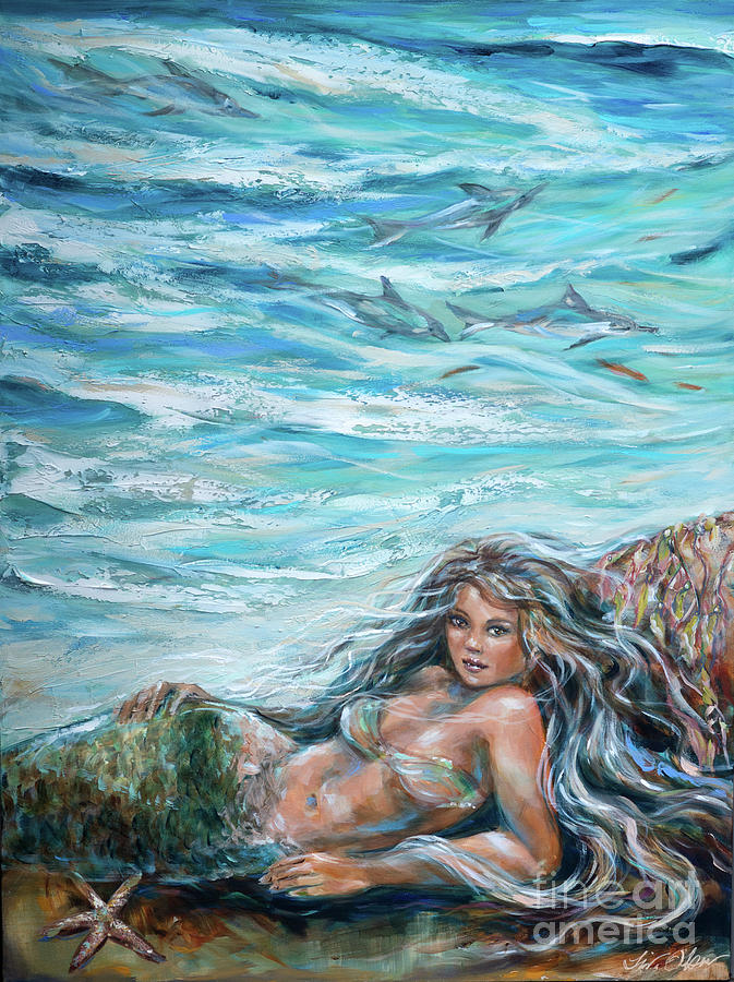 Sunbathing in Cove by Linda Olsen Sunbathing in Cove by Linda Olsen