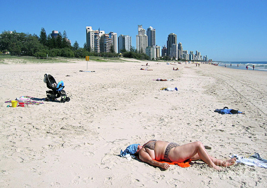 Sunbathing Woman Photograph by Peter Menzel/science Photo Library